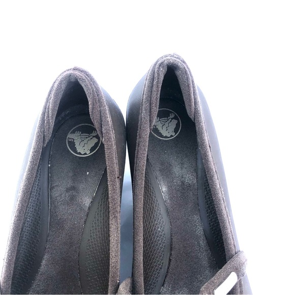 Crocs Brown Wedge sz 6W - Picture 6 of 13